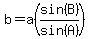 b=a%28sin%28B%29%2Fsin%28A%29%29