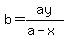 b=ay%2F%28a-x%29