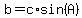 b=c%2Asin%28A%29