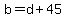 b=d%2B45