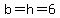 b=h=6
