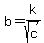 b=k%2Fsqrt%28c%29