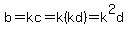 b=kc=k%28kd%29=k%5E2d