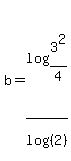 b=log%283%5E2%2F4%29%2Flog%28%282%29%29