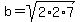 b=sqrt%282%2A2%2A7%29