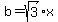 b=sqrt%283%29x