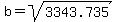 b=sqrt%283343.735%29