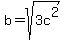 b=sqrt%283c%5E2%29