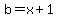 b=x%2B1
