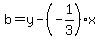 b=y-%28-1%2F3%29x