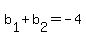 b%5B1%5D%2Bb%5B2%5D=-4