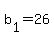 b%5B1%5D+=+26