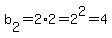 b%5B2%5D=2%2A2=2%5E2=4