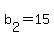 b%5B2%5D+=+15