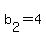 b%5B2%5D+=+4