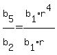 b%5B5%5D%2Fb%5B2%5D=b%5B1%5D%2Ar%5E4%2F%28b%5B1%5D%2Ar%29