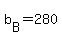 b%5BB%5D+=+280