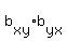 b%5Bxy%5Db%5Byx%5D