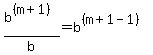 b%5E%28%28m%2B1%29%29%2Fb+=+b%5E%28%28m%2B1-1%29%29