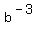 b%5E%28-3%29