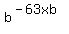 b%5E%28-63+x+b%29%29