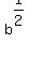 b%5E%281%2F2%29