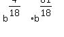 b%5E%284%2F18%29%2Ab%5E%2881%2F18%29