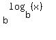 b%5E%28log%28b%2C%28x%29%29%29