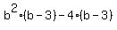 b%5E2%28b-3%29-4%28b-3%29