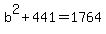 b%5E2%2B441=1764