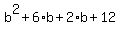 b%5E2%2B6%2Ab%2B2%2Ab%2B12