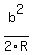 b%5E2%2F2R