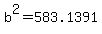 b%5E2=583.1391