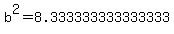 b%5E2=8.333333333333333