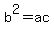 b%5E2=ac