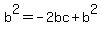b%5E2+=+-2bc%2Bb%5E2
