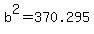 b%5E2+=+370.295