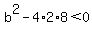 b%5E2-4%2A2%2A8%3C0