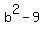 b%5E2-9