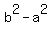 b%5E2-a%5E2