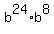 b%5E24%2Ab%5E8