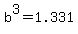 b%5E3=1.331