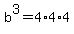 b%5E3=4%2A4%2A4