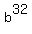 b%5E32
