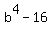 b%5E4-16%29%0D%0A%0D%0AFirst%2C+we+need+to+find+the+square+root+of+%7B%7B%7Bb%5E4