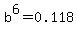 b%5E6=0.118