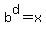 b%5Ed+=+x