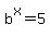 b%5Ex+=+5