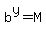 b%5Ey+=+M