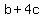 b+%2B+4c